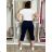 Summer dress oval short sleeve women's oversized (50/52/54 ONE SIZE) ITALIAN FASHION IM425011