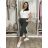 Summer dress oval short sleeve women's oversized (50/52/54 ONE SIZE) ITALIAN FASHION IM425011