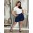 Women's Long Sleeve Shirt Dress (S/M ONE SIZE) ITALIAN FASHION IMWD232607