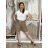 Women's Long Sleeve Shirt Dress (S/M ONE SIZE) ITALIAN FASHION IMWD232607 S / M / L beige