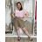 Women's Long Sleeve Shirt Dress (S/M ONE SIZE) ITALIAN FASHION IMWD232607 S / M / L beige