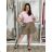 Women's Long Sleeve Shirt Dress (S/M ONE SIZE) ITALIAN FASHION IMWD232607 S / M / L beige