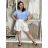 Women's Long Sleeve Shirt Dress (S/M ONE SIZE) ITALIAN FASHION IMWD232607 S / M / L beige