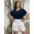 Long Jumpsuit with Pendant 3/4 Long Sleeve Women's Plus Size (50-58) ITALIAN FASHION IMWEC24016