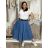 Women's Long Sleeve Shirt Dress (S/M ONE SIZE) ITALIAN FASHION IMWD232607