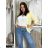Women's Elegant Oversize Long Sweatpants (S/M/L ONE SIZE) ITALIAN FASHION IMD23634