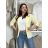 Women's Elegant Oversize Long Sweatpants (S/M/L ONE SIZE) ITALIAN FASHION IMD23634 S / M / L light purple
