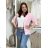 Women's Elegant Oversize Long Sweatpants (S/M/L ONE SIZE) ITALIAN FASHION IMD23634 S / M / L light purple