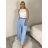 Women's Long Pants (S/M ONE SIZE) ITALIAN FASHION IMPDY23LC5918 S / M / L Light blue