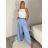 Women's Long Pants (S/M ONE SIZE) ITALIAN FASHION IMPDY23LC5918 S / M / L Light blue