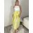 Women's long skirt (S/M ONE SIZE) ITALIAN FASHION IMPDY23LC5881 S / M / L růžová světlá