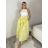 Women's long skirt (S/M ONE SIZE) ITALIAN FASHION IMPDY23LC5881 S / M / L růžová světlá