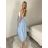Women's long skirt (S/M ONE SIZE) ITALIAN FASHION IMPDY23LC5881 S / M / L růžová světlá