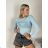 Women's Long Sleeve T-Shirt (S/M ONE SIZE) ITALIAN FASHION IMPDY23HH2321/LS16577