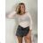 Women's Long Sleeve T-Shirt (S/M ONE SIZE) ITALIAN FASHION IMPDY23HH2321/LS16577