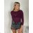 Women's Long Sleeve T-Shirt (S/M ONE SIZE) ITALIAN FASHION IMPDY23HH2321/LS16577