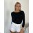 Women's Long Sleeve T-Shirt (S/M ONE SIZE) ITALIAN FASHION IMPDY23HH2321/LS16577