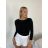 Women's Long Sleeve T-Shirt (S/M ONE SIZE) ITALIAN FASHION IMPDY23HH2321/LS16577