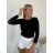 Women's Long Sleeve T-Shirt (S/M ONE SIZE) ITALIAN FASHION IMPDY23HH2321/LS16577