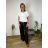 Women's Summer Long Harem Pants (42/44/46 ONE SIZE) ITALIAN FASHION IM424361