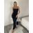 Women's Sleeveless Summer Dress (S/M ONE SIZE) ITALIAN FASHION IMPLP2360510080 S / M black