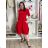 Women's stretch pants (S/M/L ONE SIZE) ITALIAN FASHION IM525STELA S / M / L red