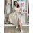 Women's Long Sleeve Shirt Dress (S/M ONE SIZE) ITALIAN FASHION IMWGM23447 M/L/XL beige