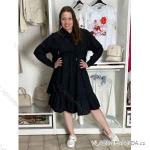 Women's 3/4 long sleeve shirt dress (XS/S/M ONE SIZE) ITALIAN FASHION IMD25030