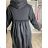 Women's 3/4 long sleeve shirt dress (XS/S/M ONE SIZE) ITALIAN FASHION IMD25030