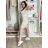Women's Long Sleeve T-Shirt Oversized (XL-4XL) ALNWICK BES19WP90278 M / L beige