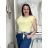 Dress with 3/4-sleeve ladies pocket (uni sl) ITALIAN Fashion IM3181746 S / M / L white