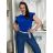 Dress with 3/4-sleeve ladies pocket (uni sl) ITALIAN Fashion IM3181746 S / M / L white