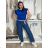 Dress with 3/4-sleeve ladies pocket (uni sl) ITALIAN Fashion IM3181746 S / M / L white