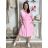 Women's Long Sleeve Shirt Dress (S/M ONE SIZE) ITALIAN FASHION IMWGM23447  white