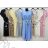 Summer dress oval short sleeve women's oversized (50/52/54 ONE SIZE) ITALIAN FASHION IM425011