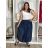 Elegant trousers with belt for women (S/M/L ONE SIZE) ITALIAN FASHION IM425057