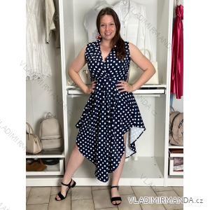 Elegant sleeveless dress with belt for women (S/M/L ONE SIZE) Italian fashion IMWBJ260001