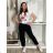 Summer dress oval short sleeve women's oversized (50/52/54 ONE SIZE) ITALIAN FASHION IM425011