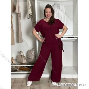 Women's summer tunic and pants set (S/M/L ONE SIZE) ITALIAN FASHION IM424200/DU