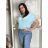 Women's Long Chiffon Short Sleeve Dress (S/M ONE SIZE) ITALIAN FASHION IMWGS231048