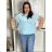 Women's Long Chiffon Short Sleeve Dress (S/M ONE SIZE) ITALIAN FASHION IMWGS231048 M/L/XL white