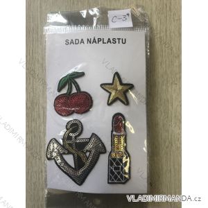 Iron-on patches and one-size C-3 patches
