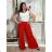Women's summer top (UNI S / M) ITALIAN FASHION IMM20396 S / M / L red
