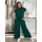 Women's summer tunic and pants set (S/M/L ONE SIZE) ITALIAN FASHION IM424200/DU M/L/XL dark blue