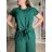 Women's summer tunic and pants set (S/M/L ONE SIZE) ITALIAN FASHION IM424200/DU M/L/XL dark blue