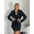 Women's Oversize Long Sleeve Extended Shirt (S/M ONE SIZE) ITALIAN FASHION IMPLI2234690