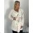 Women's Oversize Long Sleeve Extended Shirt (S/M ONE SIZE) ITALIAN FASHION IMPLI2234690