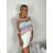 Women's long sleeve knitted sweater (S/M/L ONE SIZE) IMM24M8096 S / M / L beige
