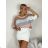 Women's long sleeve knitted sweater (S/M/L ONE SIZE) IMM24M8096 S / M / L beige