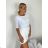 T-shirt with 3/4 long sleeve (uni sl) ITALIAN MODEL IM518079 S / M / L white